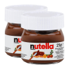 2x Mini Gläser Nutella 25g