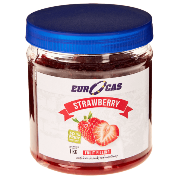 Erdbeer- Fruchtfüllung 50% – 1kg Erdbeer- Fruchtfüllung 50% – 1kg